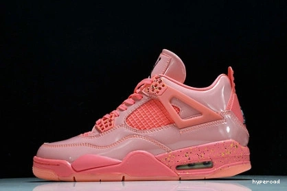 Hyperoad WMNS RETRO 4 'HOT PUNCH AIR JORDAN BLACK-VOLT' NRG 0921